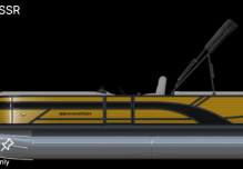 2025 Bennington 20SSRSE Pontoon Boat - Gold/Black